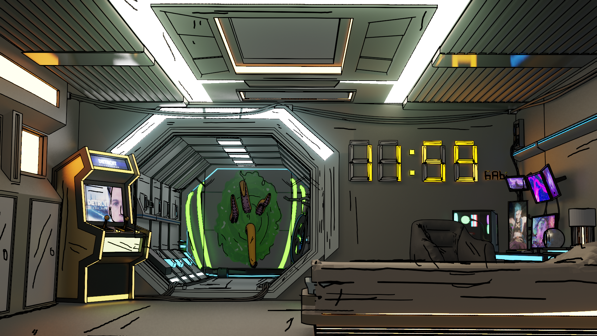 Futuristic Stylized